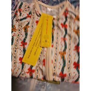 Bamboo Zippy Pajama Christmas Tinsel  White  9 To 12 Months